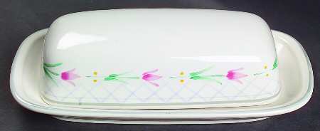 Flower Garden 1/4 Lb Covered Butter