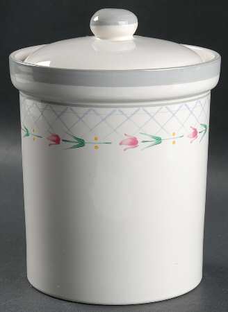 Flower Garden Extra Large Canister & Lid