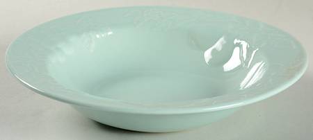 Fruit Promenade Mint Rim Soup Bowl