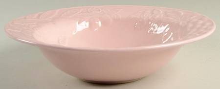 Fruit Promenade Pink 9" Round Vegetable Bowl