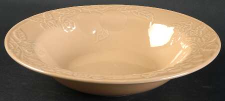 Fruit Promenade Peach Rim Soup Bowl