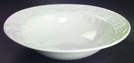 Fruit Promenade White 9" Round Vegetable Bowl