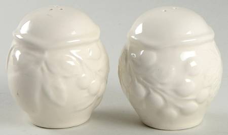 Fruit Promenade White Salt & Pepper Set