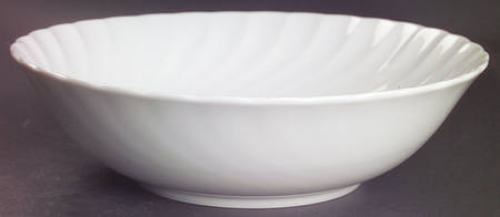 French Swirl 9" Round Vegetable Bowl