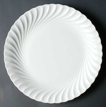 French Swirl 12" Chop Plate (Round Platter)