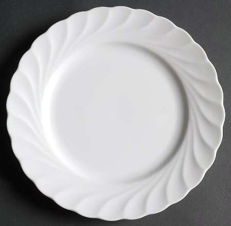 French Swirl Salad Plate