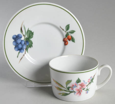 Harvest Delight Flat Cup & Saucer Set