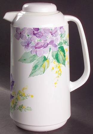 Meadow Splendor Plastic Thermos/Carafe & Lid