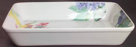 Meadow Splendor 13"  Rectangular Baker