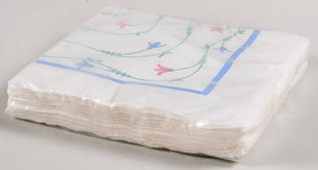 Portofino Blue Package of Paper Beverage Napkins
