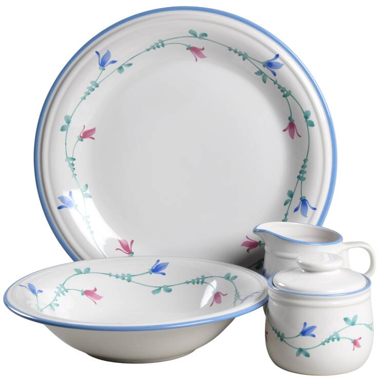 Portofino Blue 5 Piece Hostess Set