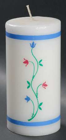 Portofino Blue 6" Pillar Candle (Wax)