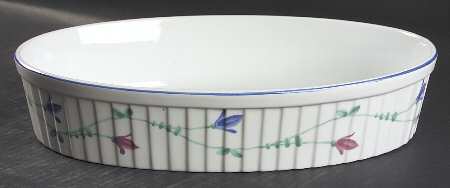Portofino Blue 12'' Oval Baker