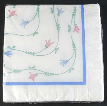 Portofino Blue Package of Paper Dinner Napkins
