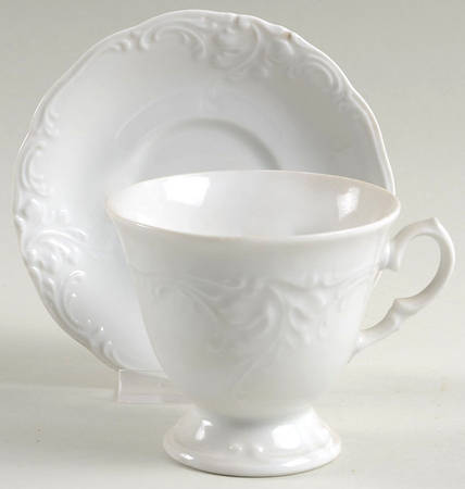 Salzburg Footed Demitasse Cup & Saucer Set