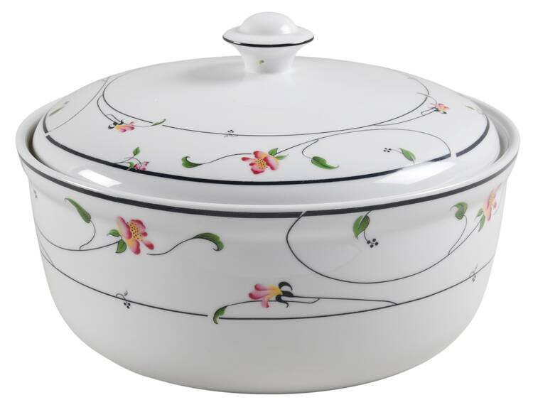 Spring Fantasy 2.75 Qt Round Covered Casserole