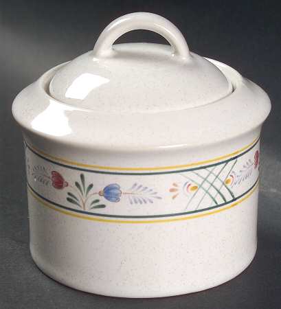 Treillage Sugar Bowl & Lid