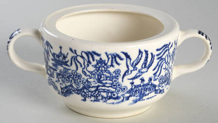 Blue Willow Sugar Bowl No Lid