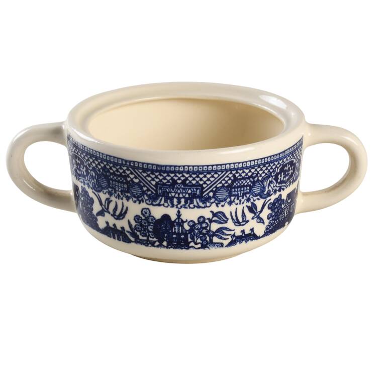 Blue Willow Sugar Bowl No Lid