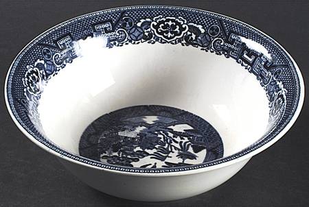 Blue Willow 9" Round Vegetable Bowl