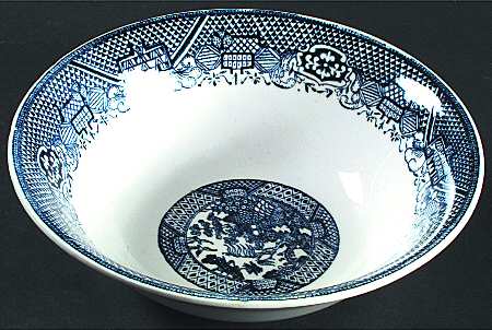 Blue Willow 8" Round Vegetable Bowl