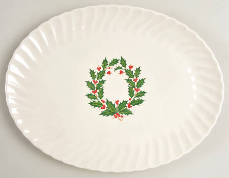 Holly 12" Oval Serving Platter by SCIO