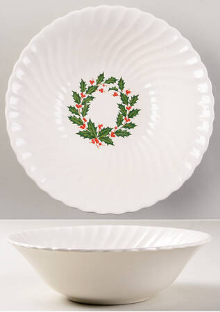 Holly 8" Round Vegetable Bowl by SCIO
