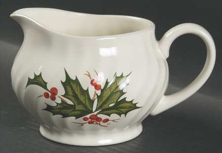 Holly Gravy Boat