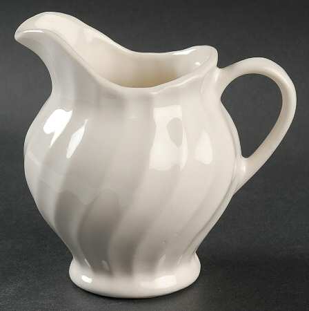 White Swirl Creamer