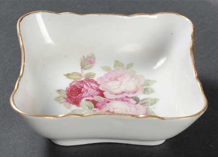 Antique Rose Nut Dish