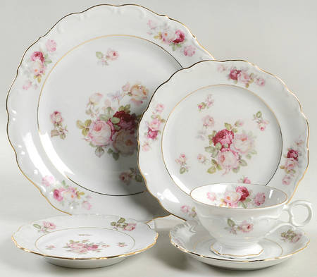Bavarian Rose-June Rose 5 Piece Place Setting