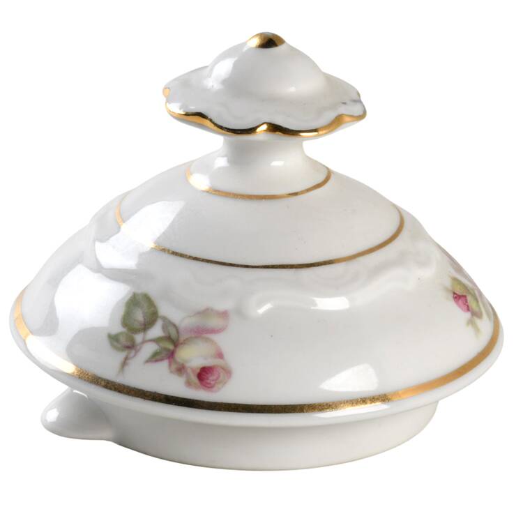 Bavarian Rose-June Rose Lid for Coffee Pot