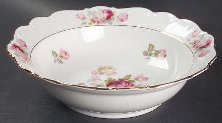 Bavarian Rose-June Rose 9" Round Vegetable Bowl