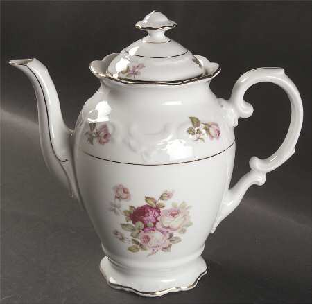 Bavarian Rose-June Rose Coffee Pot & Lid