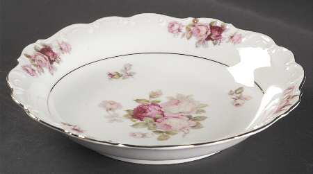 Bavarian Rose-June Rose Coupe Soup Bowl