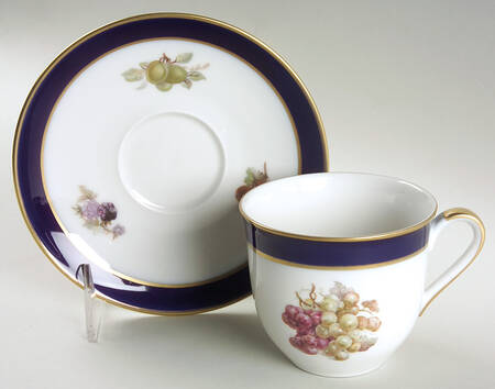 Bountiful Flat Cup & Saucer Set