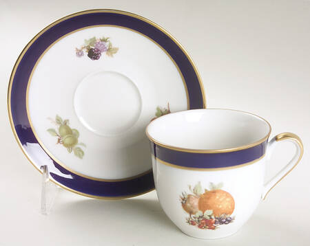 Bountiful Flat Cup & Saucer Set