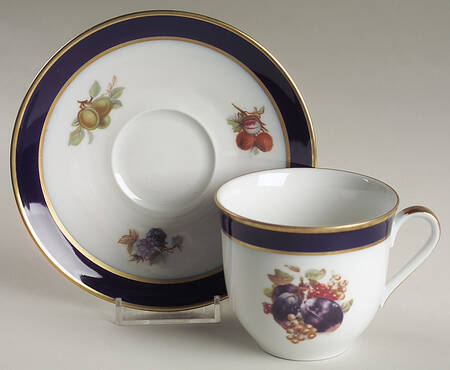 Bountiful Flat Cup & Saucer Set