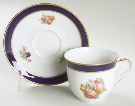 Bountiful Flat Cup & Saucer Set