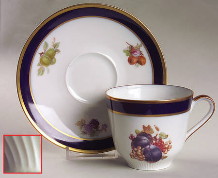 Bountiful Flat Cup & Saucer Set