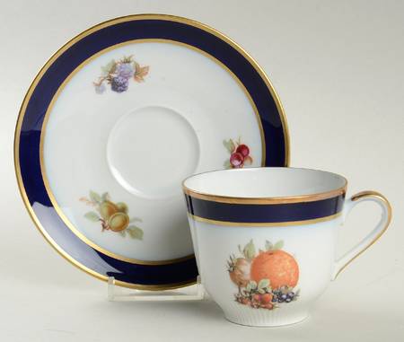 Bountiful Flat Cup & Saucer Set