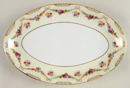 Bridal Chain 12" Oval Serving Platter