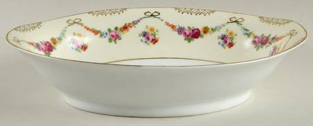Bridal Chain 9" Oval Vegetable Bowl
