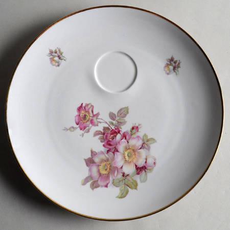 Briar Rose (Gold Trim) Snack Plate