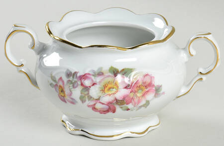 Briar Rose (Gold Trim) Sugar Bowl No Lid