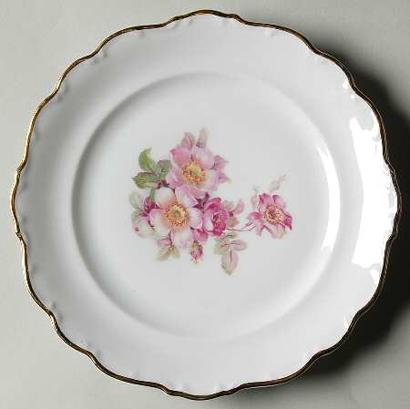 Briar Rose (Gold Trim) Salad Plate