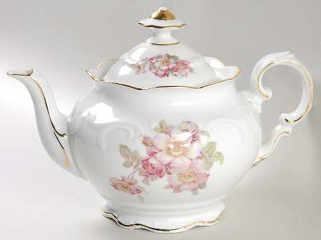 Briar Rose (Gold Trim) Teapot & Lid
