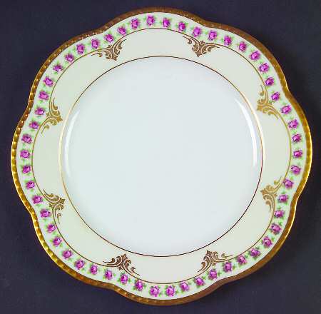 Bridal Rose Salad Plate