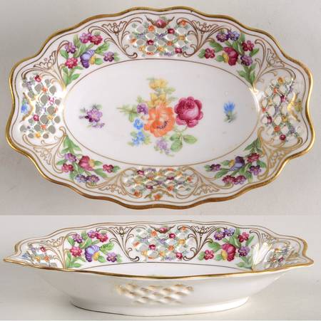 Chateau Dresden-Royal Dresner Art 6" Oval Nut Dish