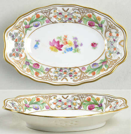 Chateau Dresden-Royal Dresner Art 6" Oval Nut Dish